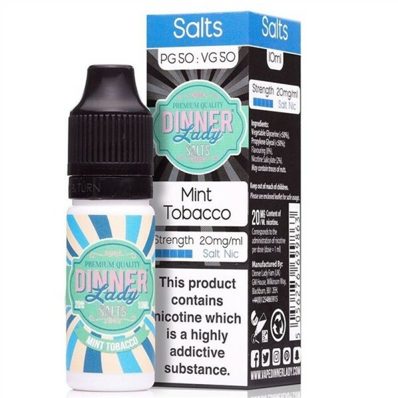 Dinner Lady Nic Salt Mint Tobacco 10ml