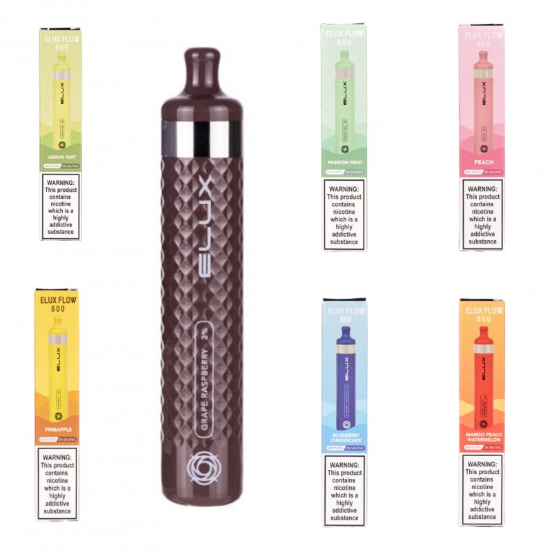 Elux Flow 600 Puffs Disposable Vape Device | £3.49 Only Limited Price