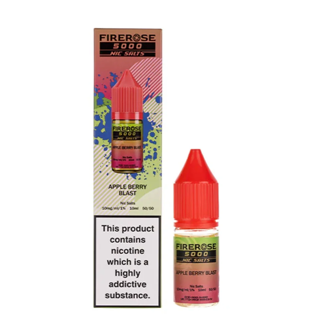 Firerose 5000 Apple Berry Blast Nic Salt E-Liquid by Elux