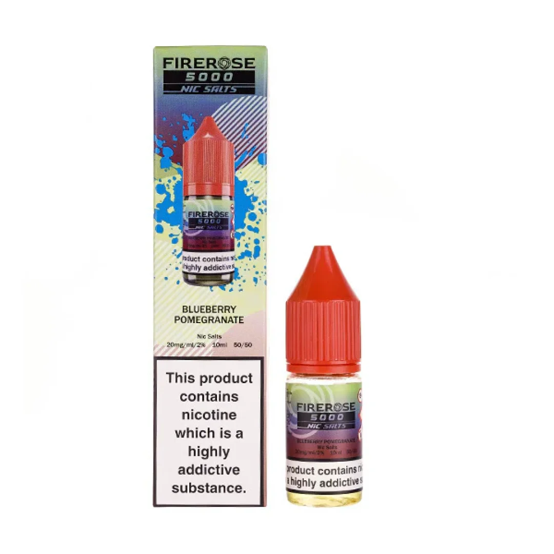 Firerose 5000 Blueberry Pomegranate Nic Salt E-Liquid by Elux