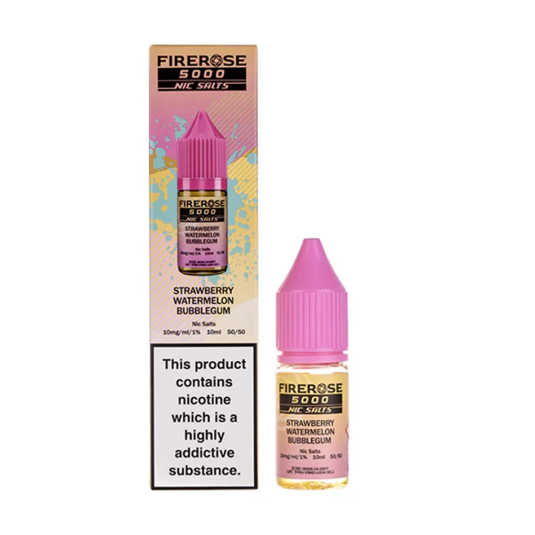 Firerose 5000 Strawberry Watermelon Bubblegum Nic Salt E-Liquid by Elux