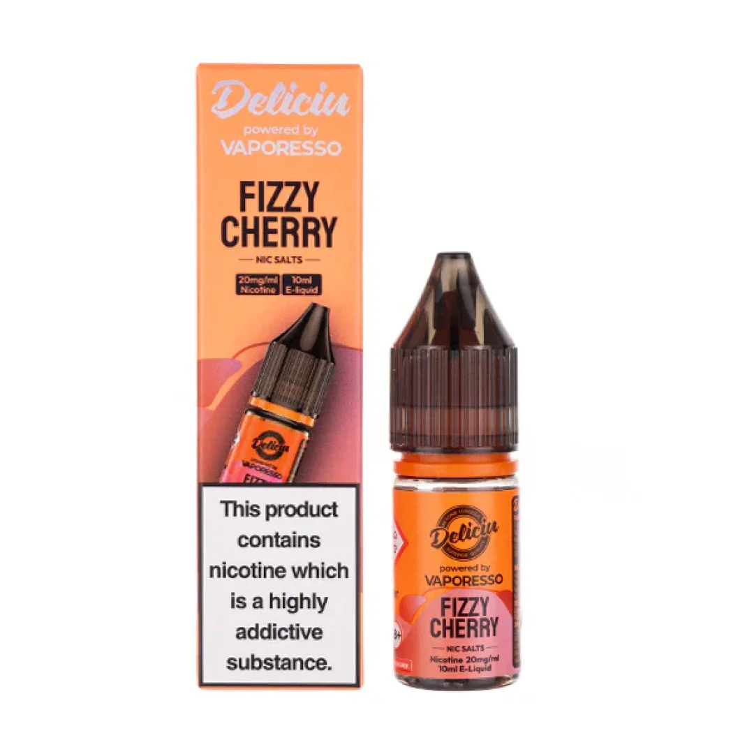 Fizzy Cherry Nic Salt E-Liquid by Vaporesso Deliciu V2