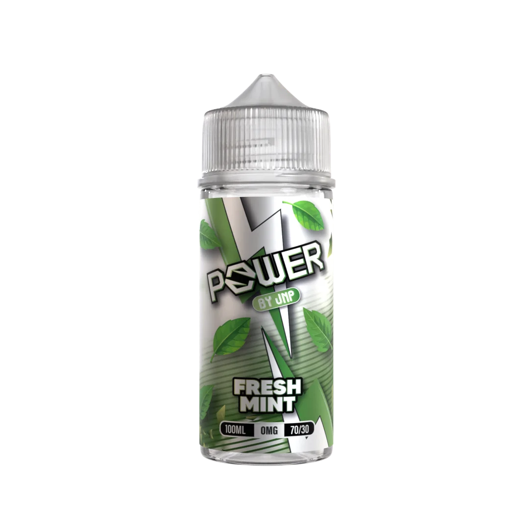 Fresh Mint 100ml Shortfill E-liquid Power by JNP