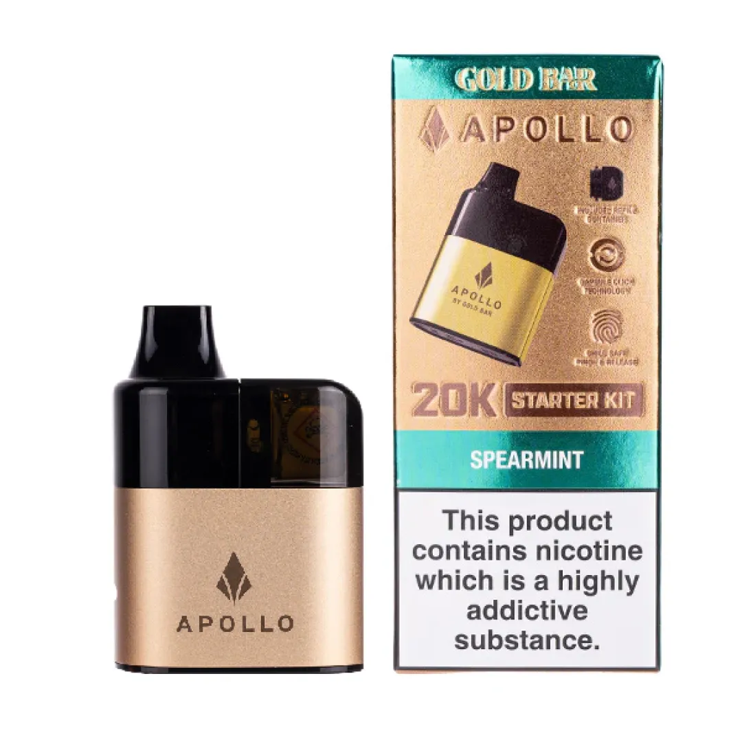 Gold Bar Apollo 20000 Puffs Pod Vape Kit