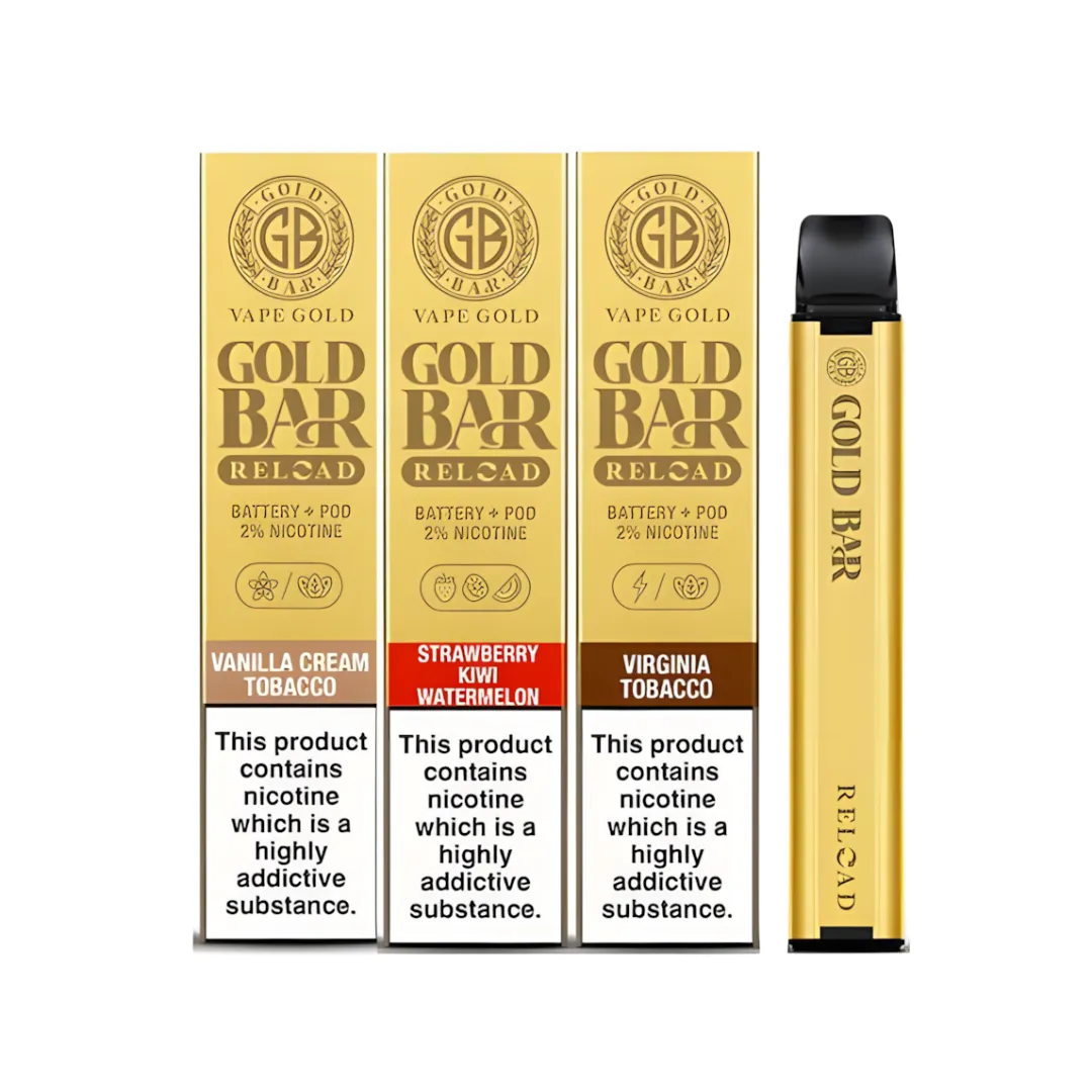 Gold Bar Reload Prefilled Pod Kit | Only £4.99 | Any 3 for £14