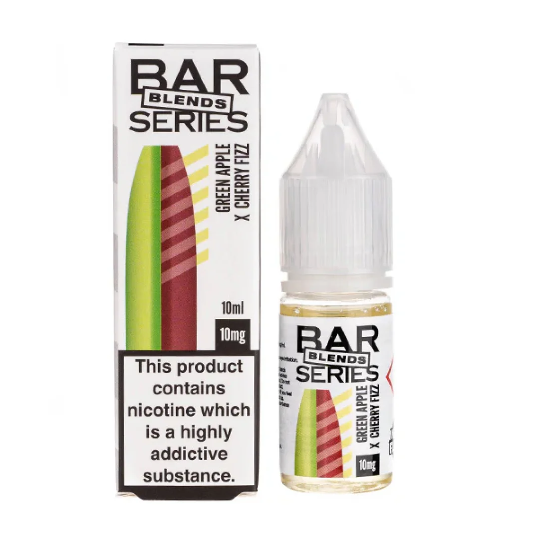 Green Apple X Cherry Fizz Nic Salt E-Liquid by Bar Series Blends