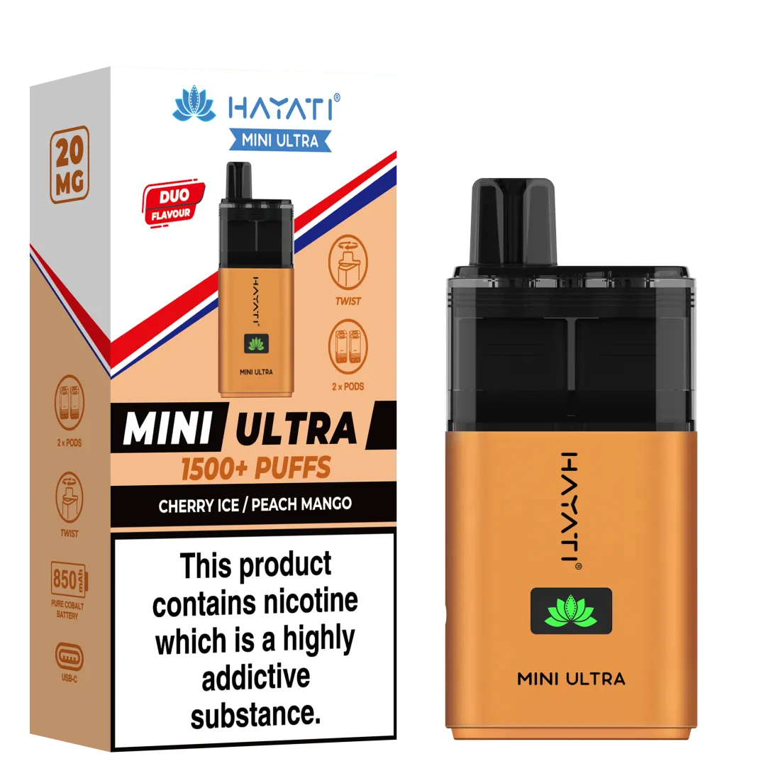 Hayati Mini Ultra 1500+ Puffs Disposable Vape