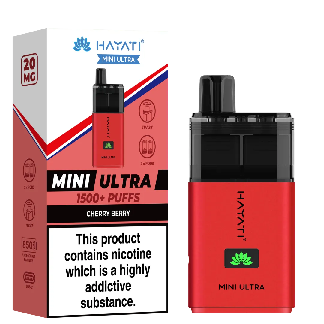 Hayati Mini Ultra 1500+ Puffs Disposable Vape