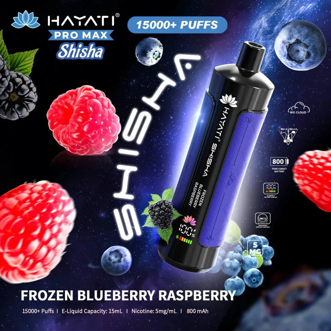 Hayati Shisha 15000 Puffs Disposable Vape