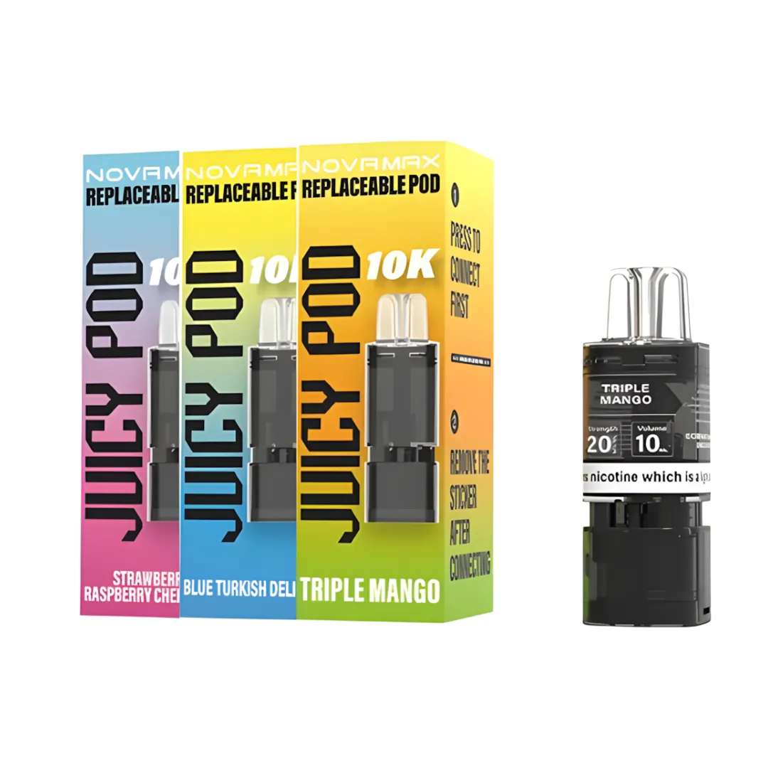 Juicy Pod NovaMax 10K Prefilled Pods | Only £4.99 | Any 3 for £14