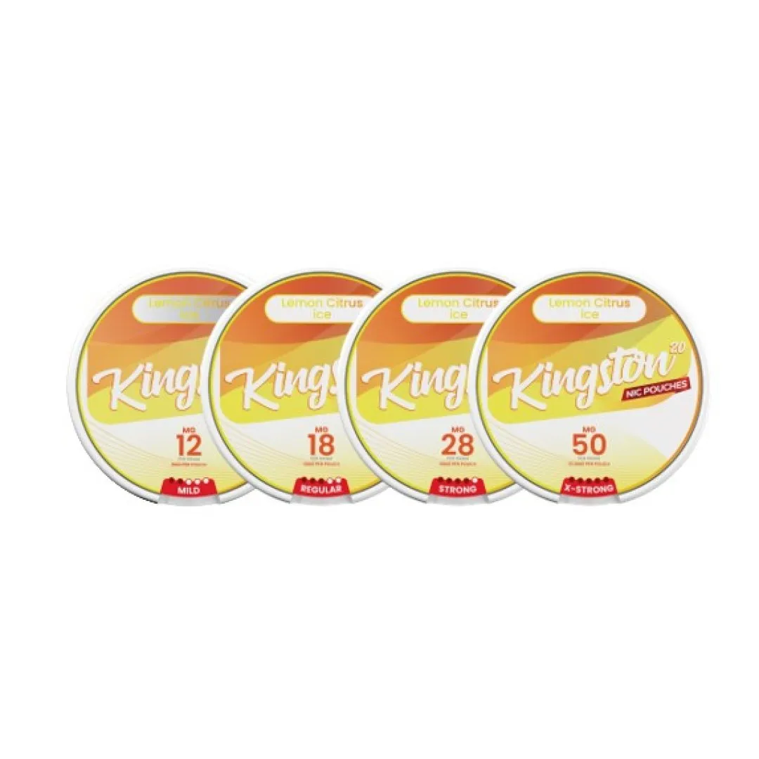 Kingston Lemon Citrus Ice Nicotine Pouches