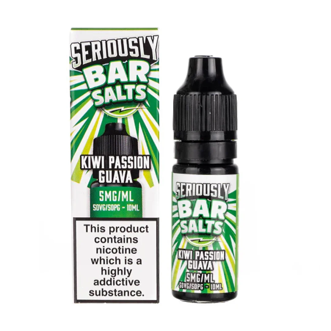 Kiwi Passion Guava Nic Salt E-Liquid by Seriously Bar Salts