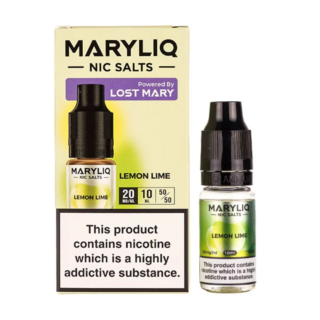 Lemon Lime Nic Salt E-Liquid by Lost Mary Maryliq