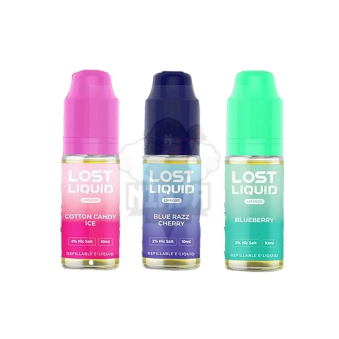 Lost Liq 6000 10ml E -Liquid Pack Of 3