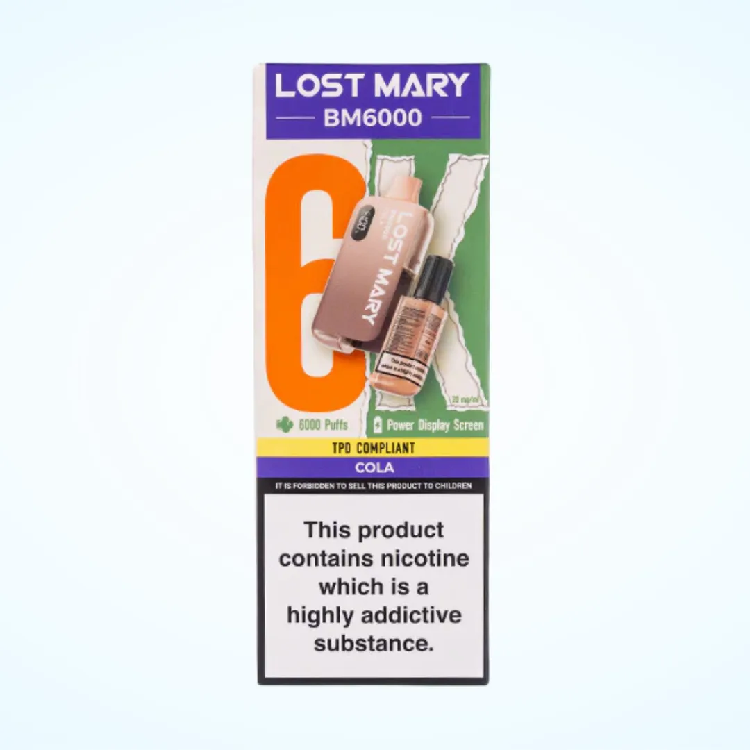 Lost Mary BM6000 Disposable Vape | Only £8.79 | Any 3 for £25