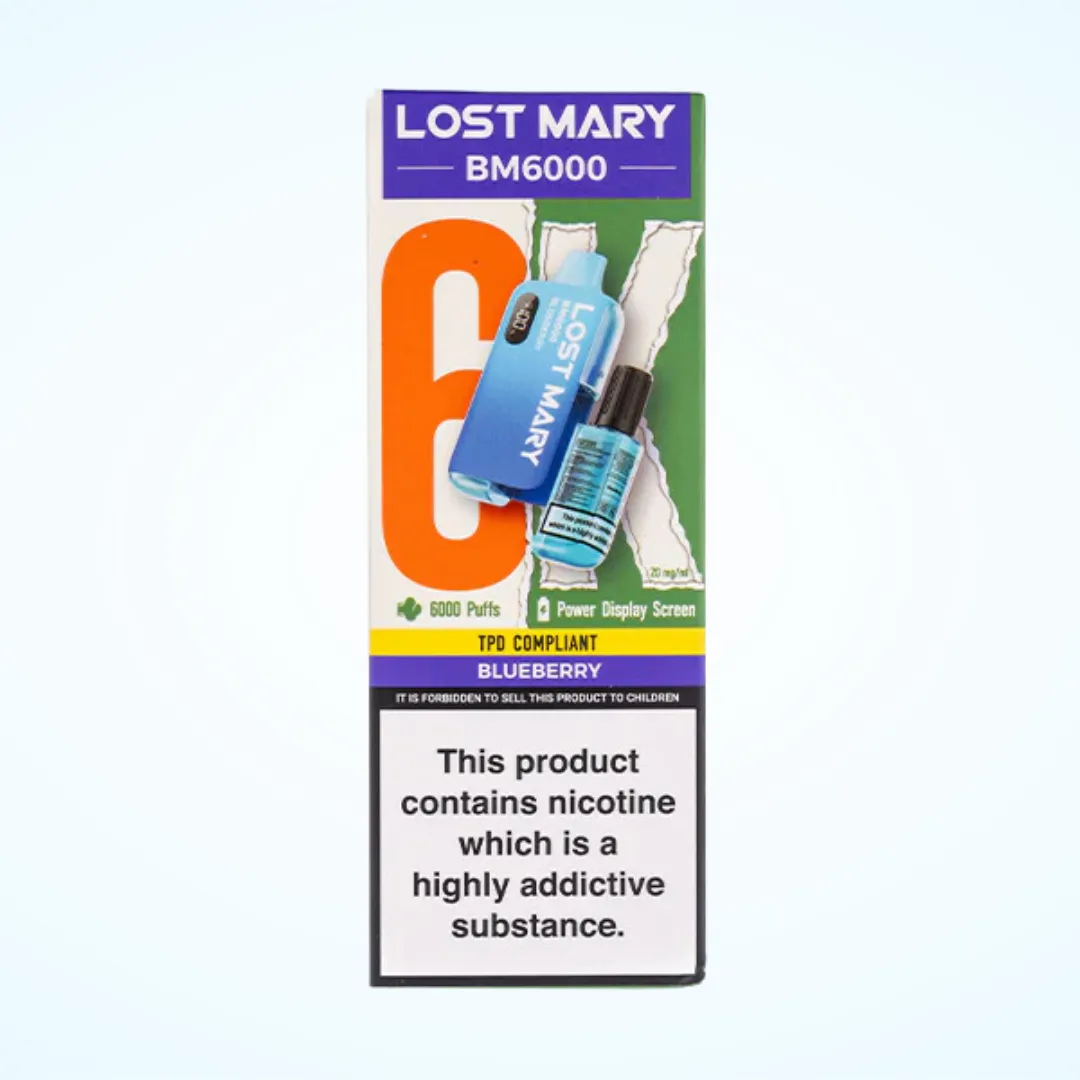 Lost Mary BM6000 Disposable Vape | Only £8.79 | Any 3 for £25