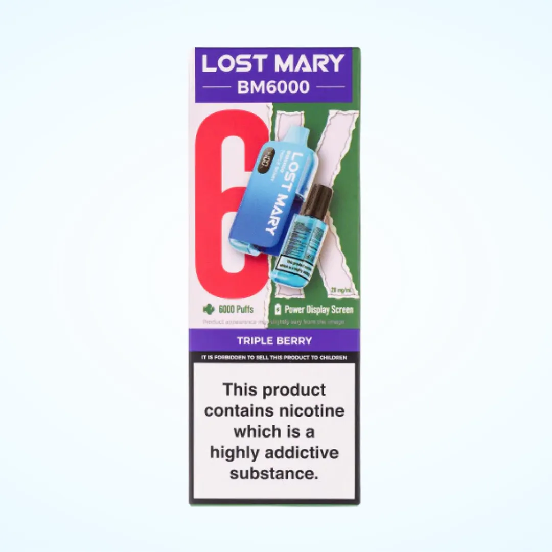 Lost Mary BM6000 Disposable Vape | Only £8.79 | Any 3 for £25