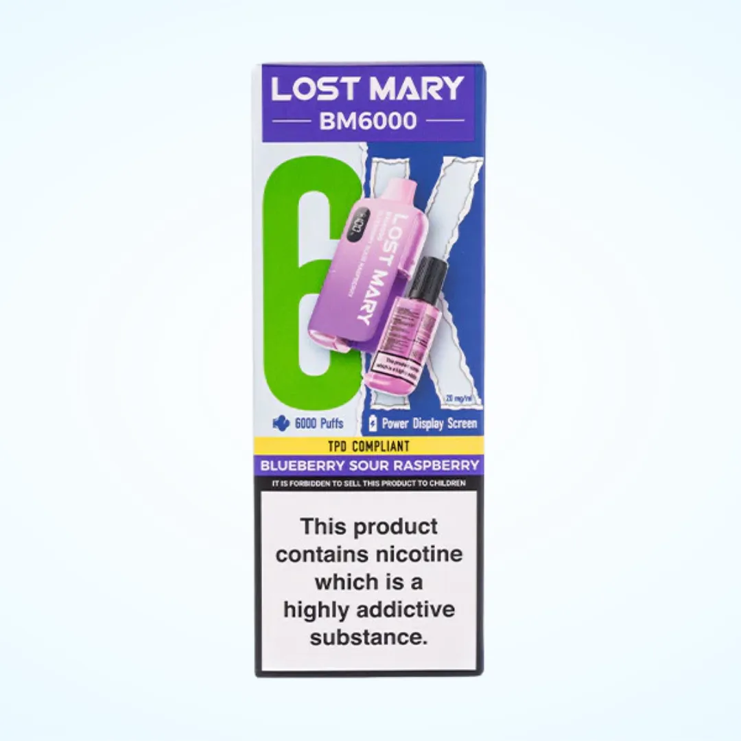 Lost Mary BM6000 Disposable Vape | Only £8.79 | Any 3 for £25