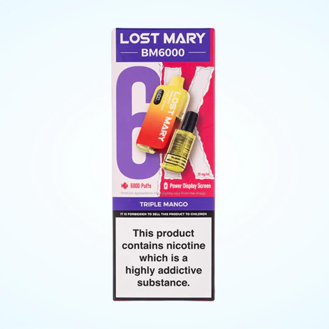 Lost Mary BM6000 Disposable Vape | Only £8.79 | Any 3 for £25