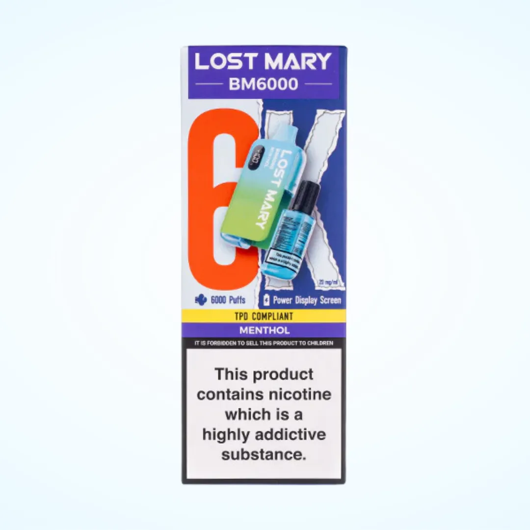 Lost Mary BM6000 Disposable Vape | Only £8.79 | Any 3 for £25