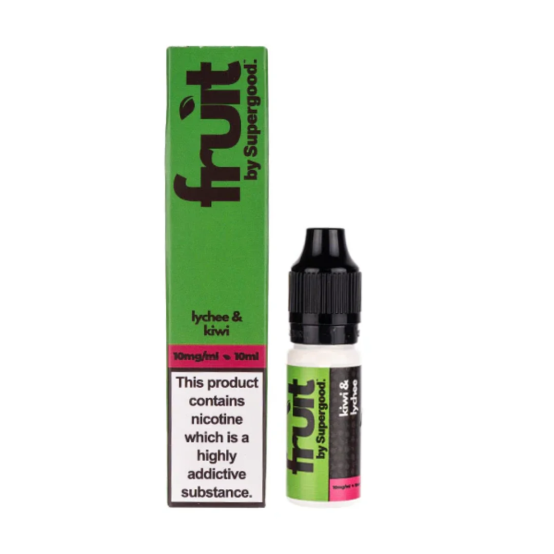 Lychee & Kiwi Nic Salt E-Liquid by Supergood