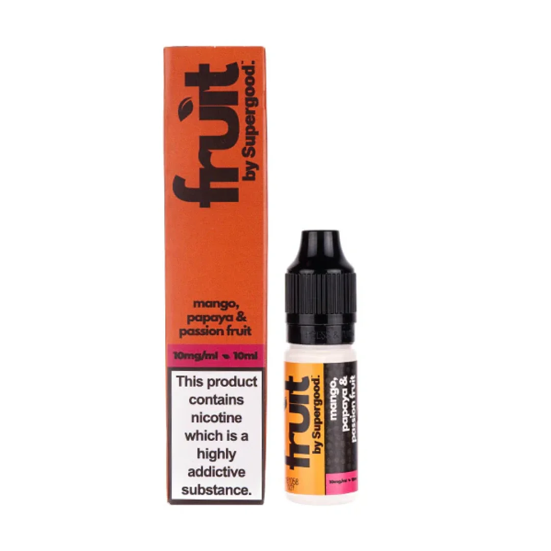 Mango, Papaya & Passionfruit Nic Salt E-Liquid by Supergood