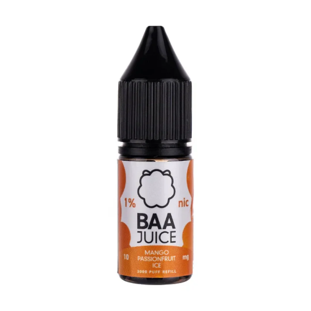 Mango Passionfruit Ice Nic Salt E-Liquid by Baa Juice