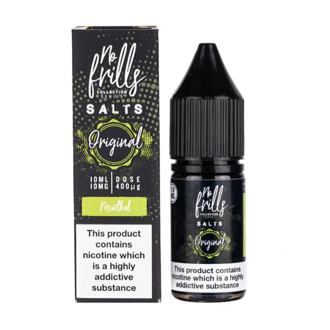 Menthol Nic Salt E-Liquid by No Frills Original