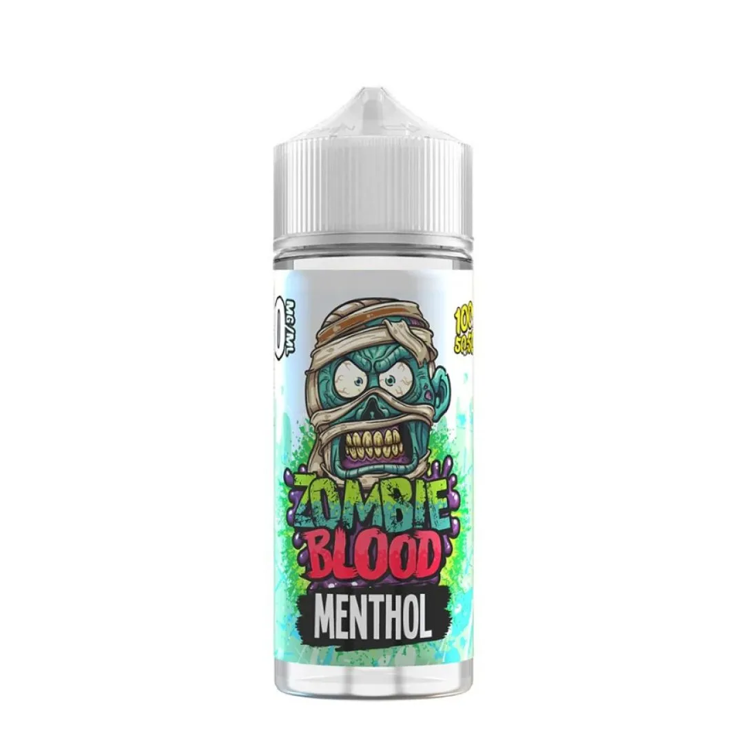 Menthol 100ml Shortfill E-Liquid by Zombie Blood