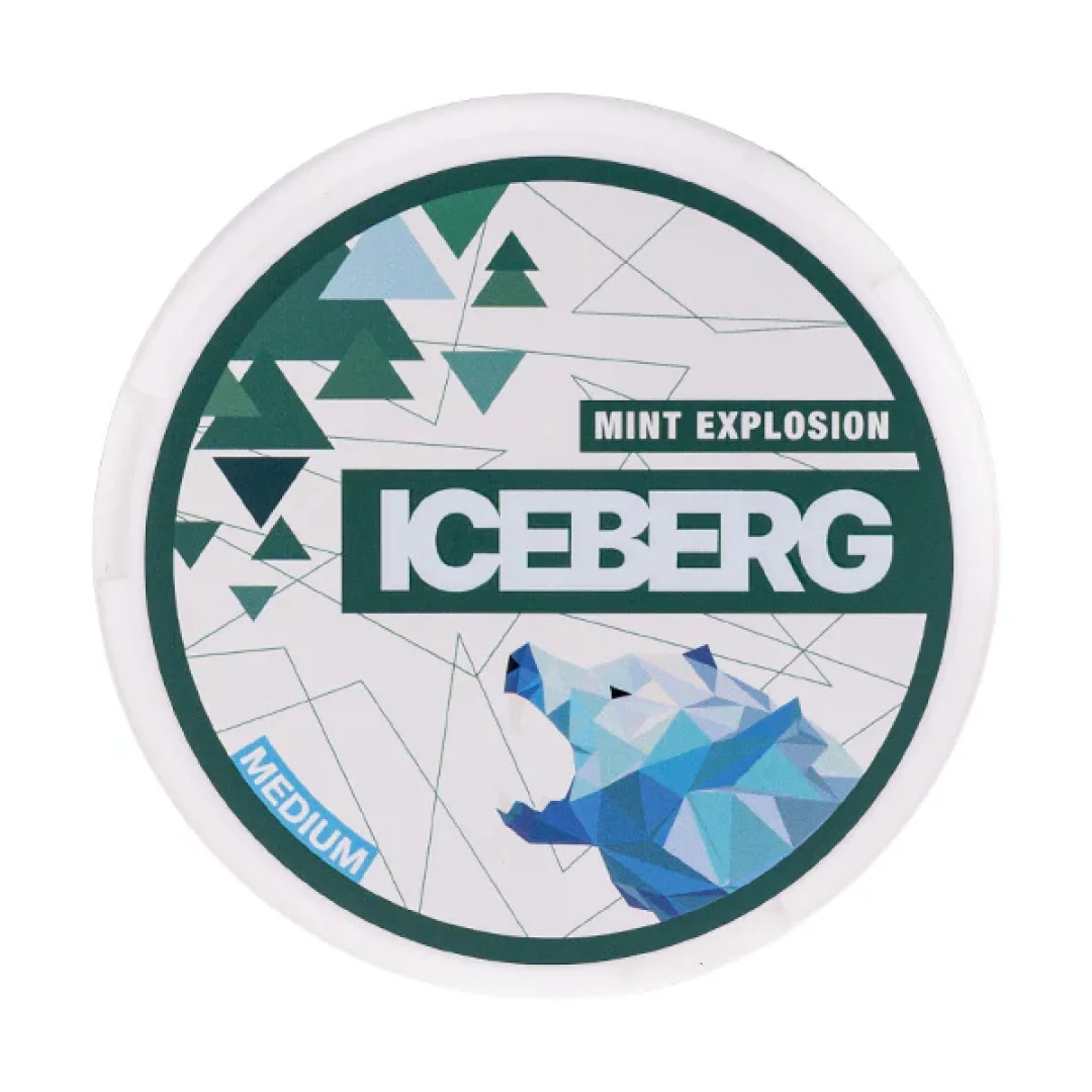 Mint Explosion Nicotine Pouches by Iceberg