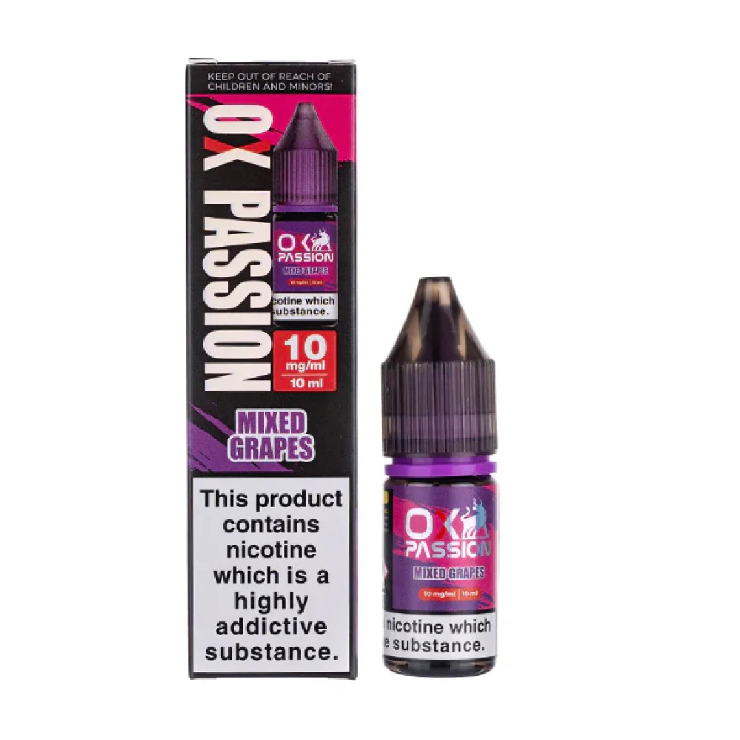 Mixed Grapes Nic Salt E-Liquid by Oxva Ox Passion