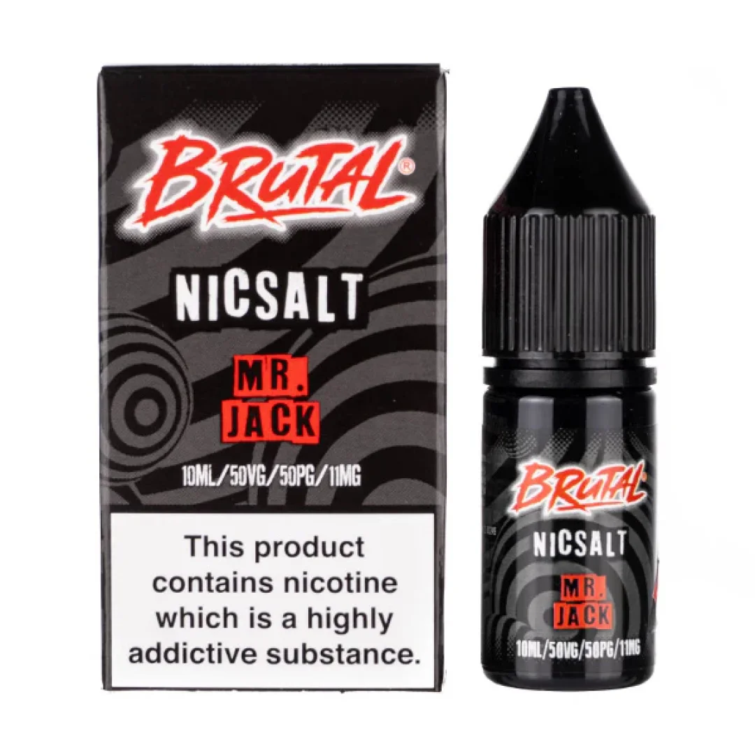 Mr Jack 10ml Nic Salt E-Liquid by Brutal