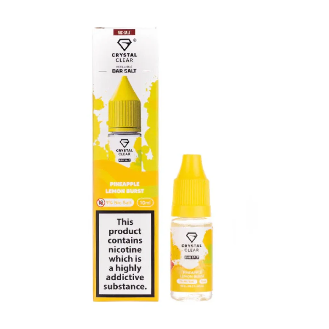 Pineapple Lemon Burst Nic Salt E-Liquid by Crystal Clear