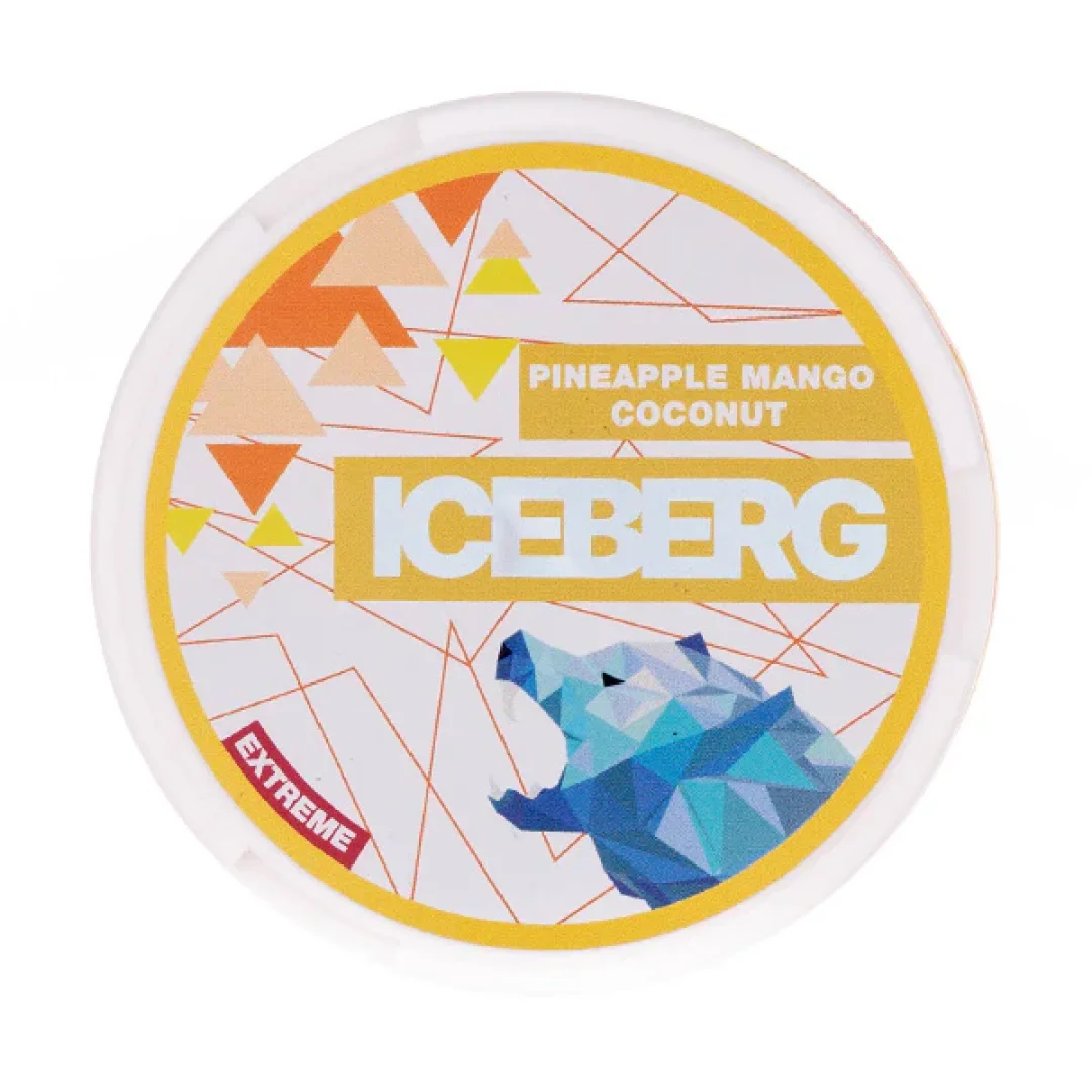 Pineapple Mango Coconut Nicotine Pouches by Iceberg