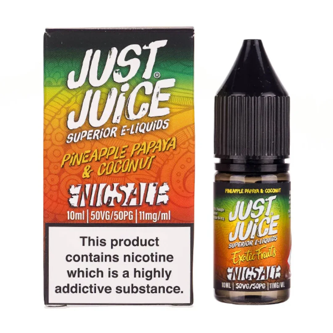 Pineapple Papaya & Coconut Nic Salt E-Liquid by Just Juice