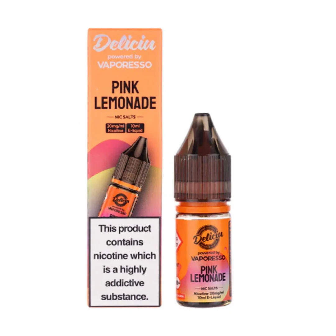 Pink Lemonade Nic Salt E-Liquid by Vaporesso Deliciu V2