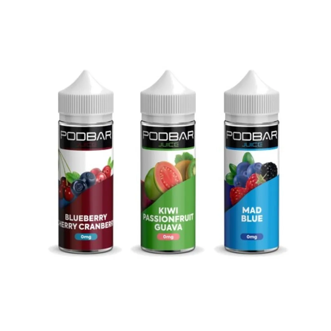 Podbar Juice by Kingston Juice 100ml Shortfill E-Liquid