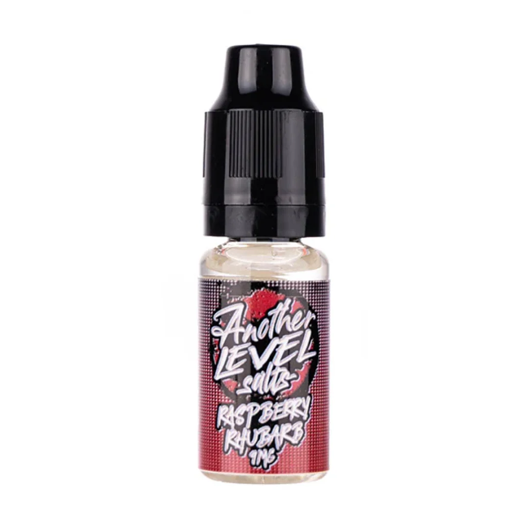 Raspberry Rhubarb Nic Salt E-Liquid by Wick Addiction Another Level