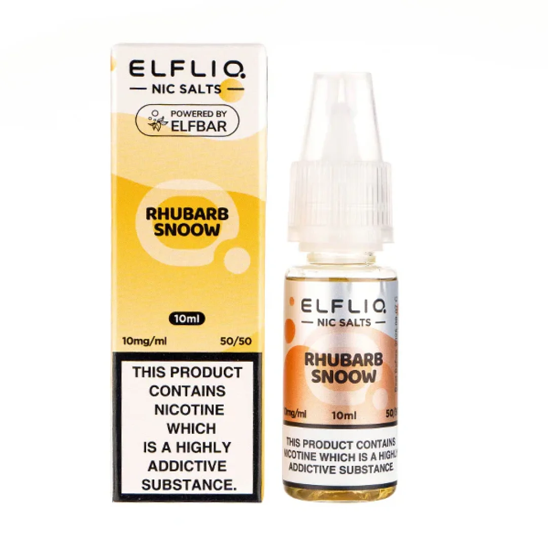 Rhubarb Snoow Nic Salt E-Liquid by Elf Bar ELFLIQ