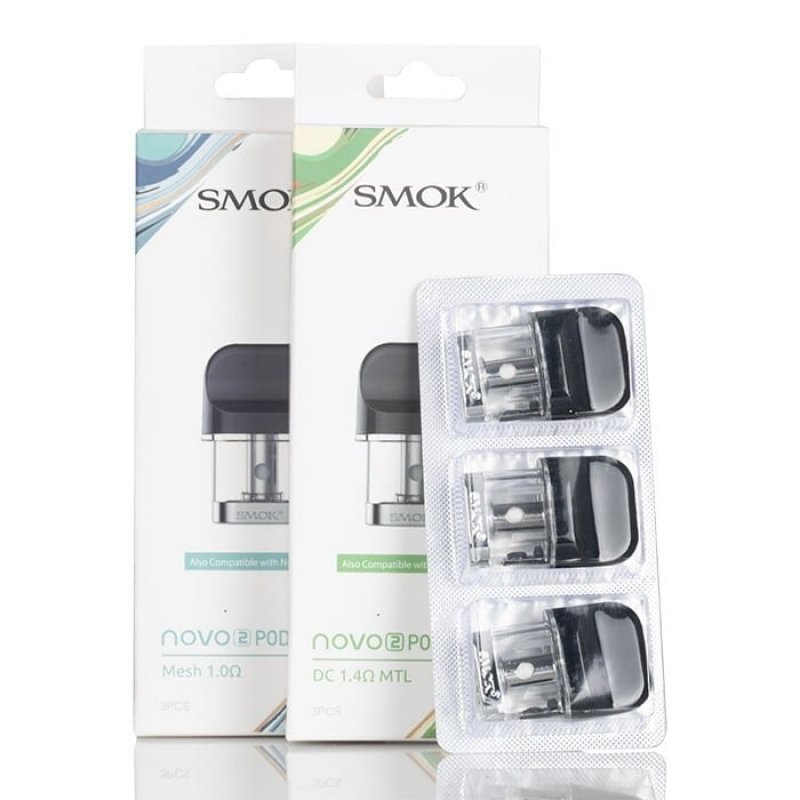 Smok NOVO 2 Pods Replacement Coils Cartridge Pack of 3 x 1.4 ohm MTL Mesh 1.0 ohm