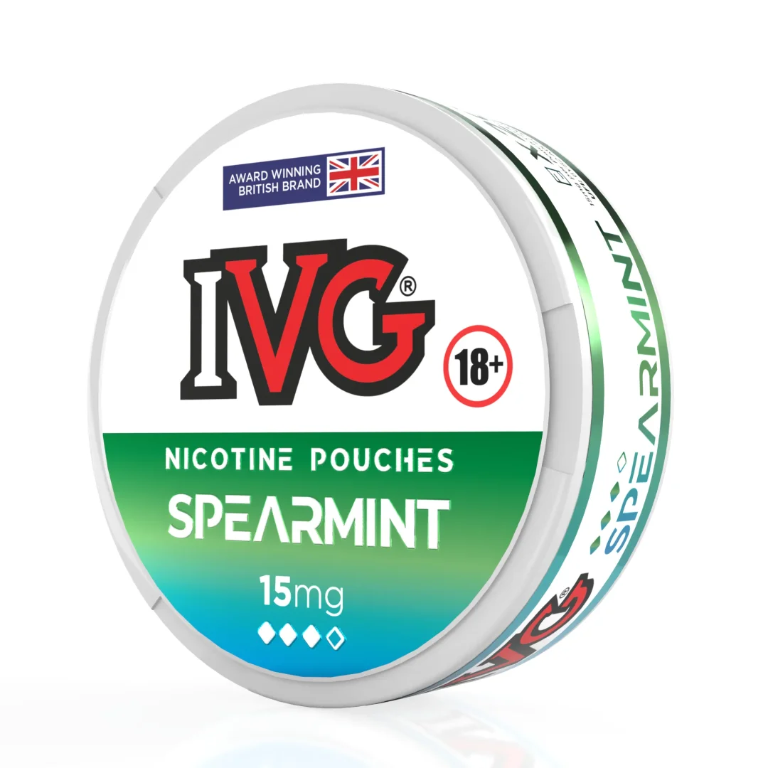 Spearmint Nicotine Pouches by IVG