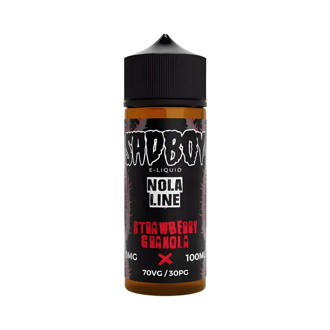 Strawberry Granola 100ML Shortfill E-Liquid by Sadboy