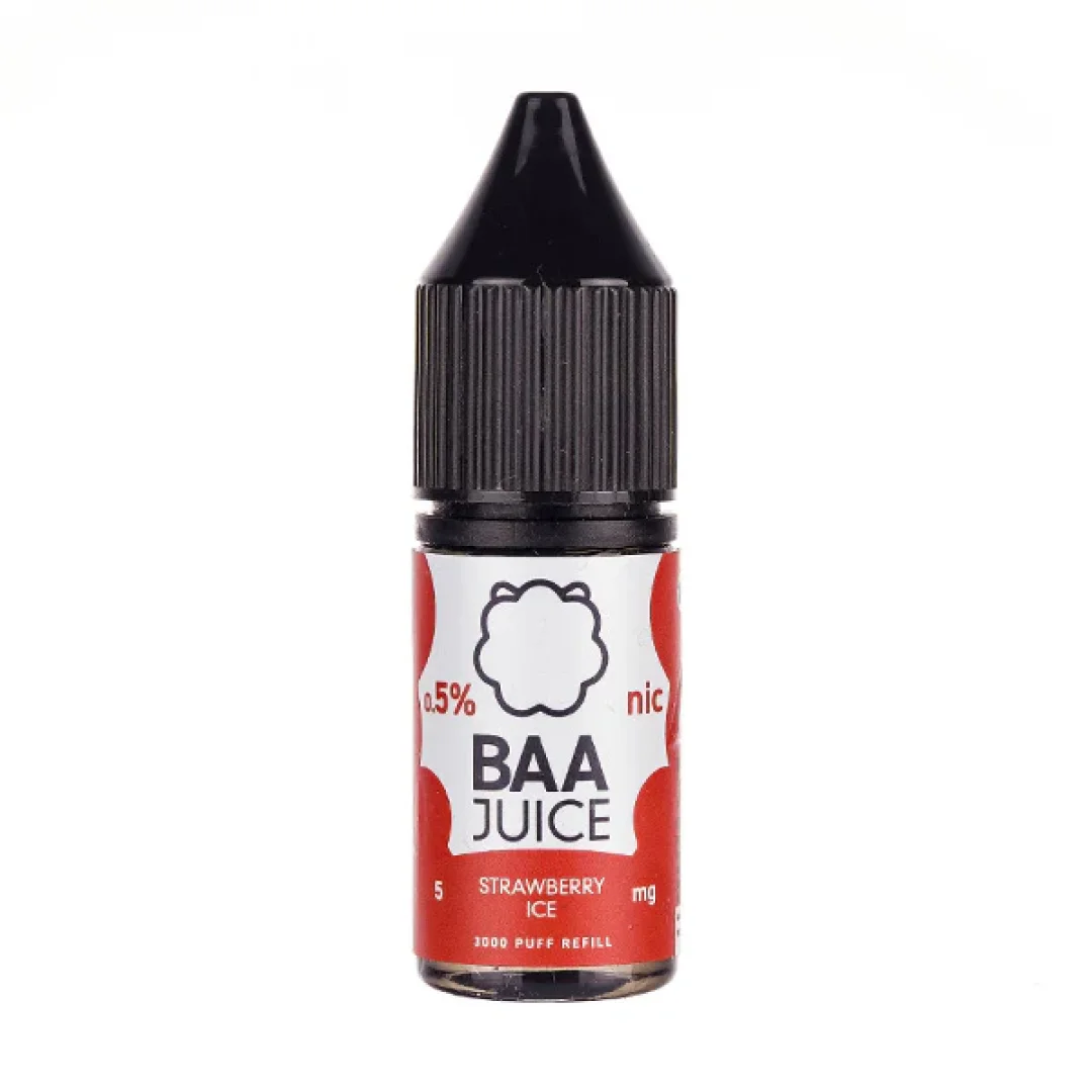 Strawberry Ice Nic Salt E-Liquid by Baa Juice