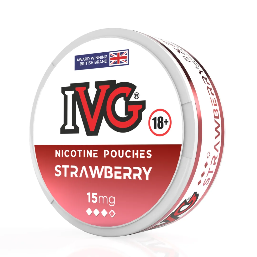 Strawberry Nicotine Pouches by IVG