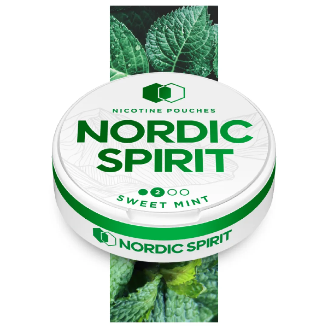 Sweet Mint Nicotine Pouches by Nordic Spirit