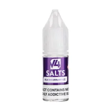 Blackcurrant Ice Nic Salt E-Liquid by V4 Vapour