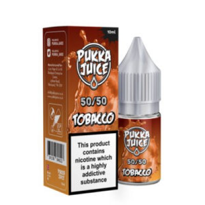pukka juice,pukka juice e-liquid,Pukka Juice 50/50,tobacco,Pukka Juice E Liquid Tobacco 10ml,smokers,quit smoking,pukka juice reviews