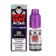 Purple Craze Nic Salt E-Liquid by Vampire Vape