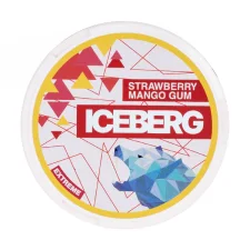 Strawberry Mango Gum Nicotine Pouches by Iceberg