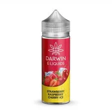 Strawberry Raspberry Cherry Ice 100ml Shortfill E-Liquid by Darwin